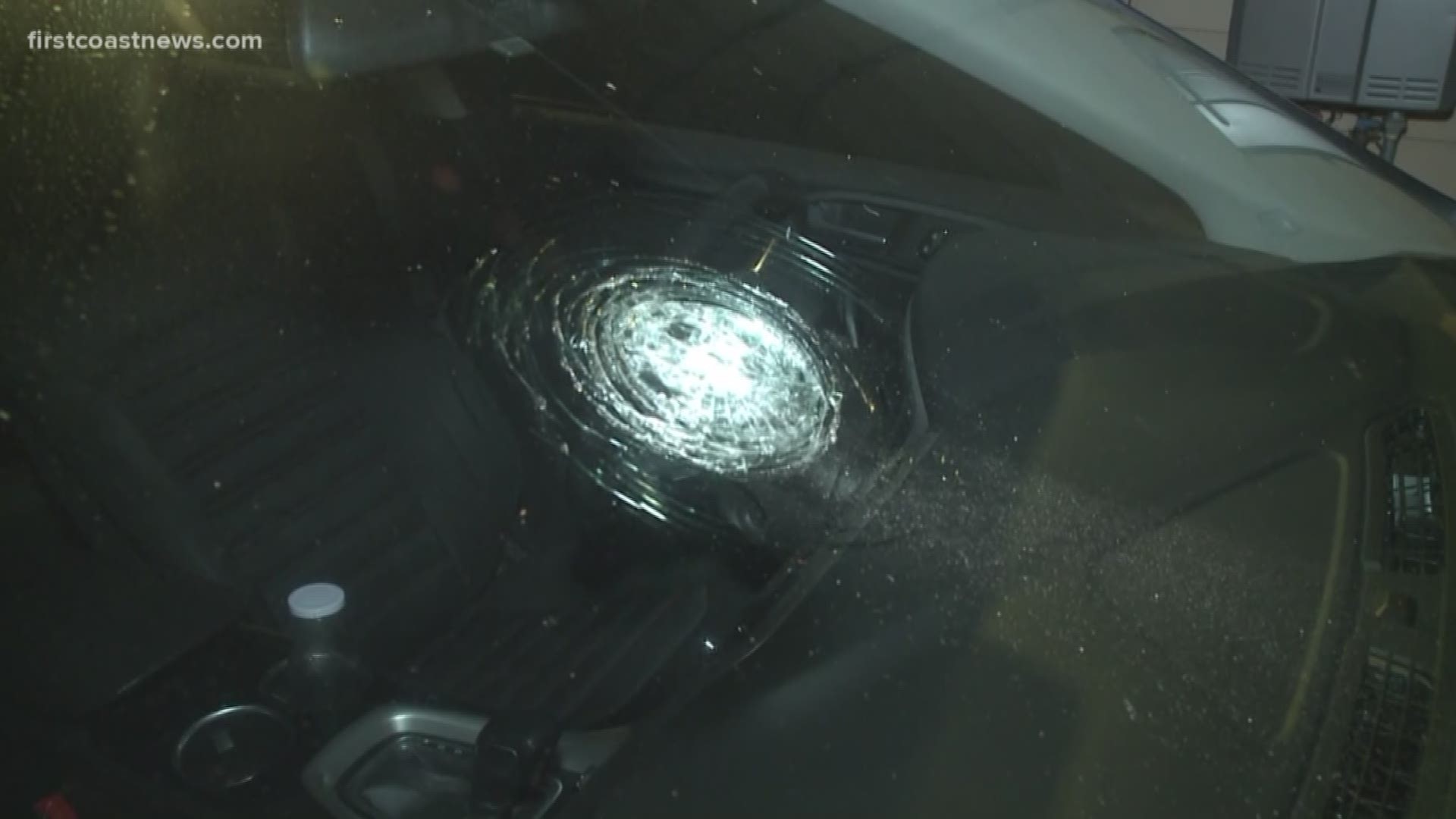 One Murray Hill man started his new year out with a bang, quite literally, when he found a bullet hit his car.