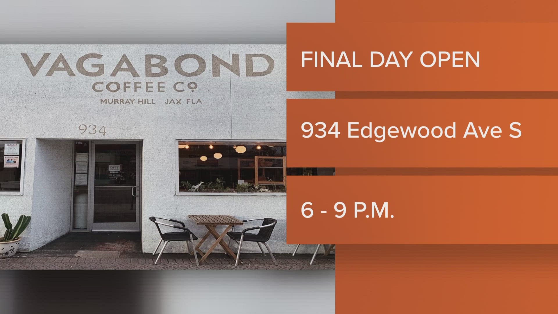 Vagabond Coffee Co. in Murray Hill announced last month that they would close to focus on family and other endeavors. The farewell party will be from 6 to 9 p.m.
