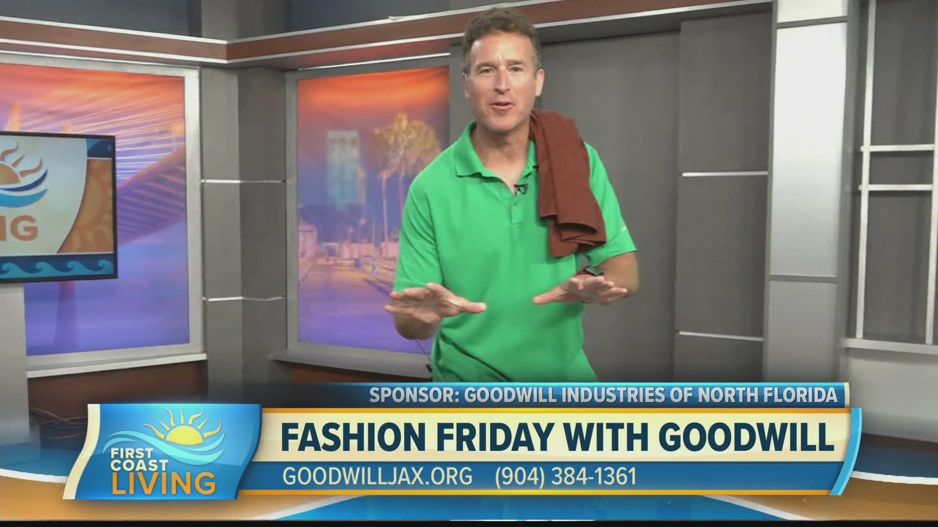 Now that we're back in the studio, Mike gets a chance to share his Goodwill finds. Watch him strut his stuff.
