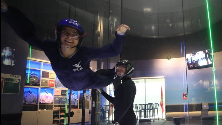 GMJ goes indoor skydiving at iFly Jacksonville during visit for 'Kids Free November'