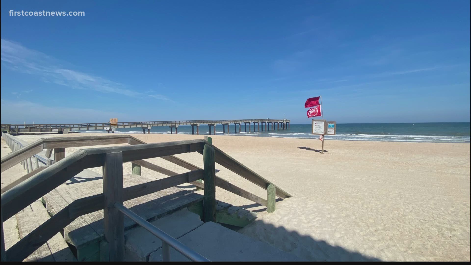 In a special meeting Tuesday, county commissioners discussed the possibility of re-opening the beaches. In the end, commissioners chose to keep them closed.