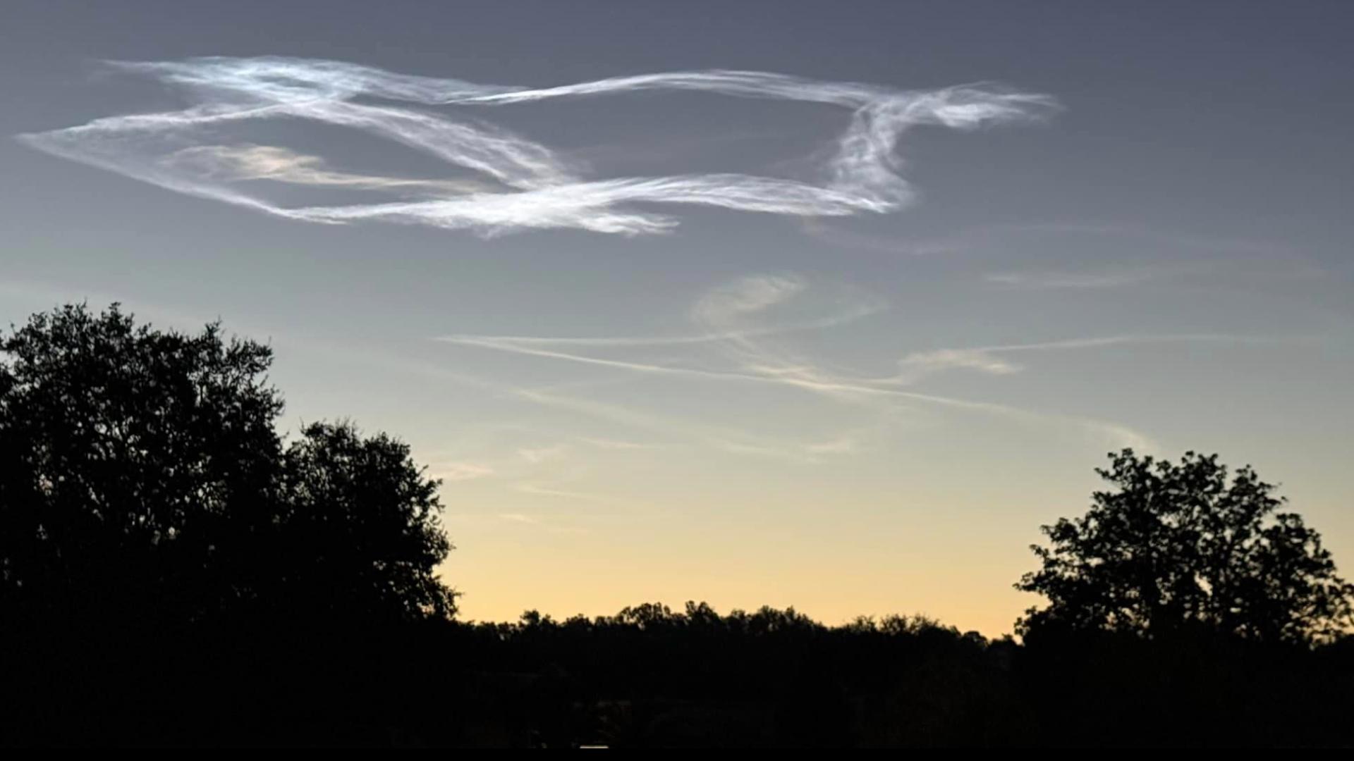 What were those 'glow in the dark' clouds in the sky on the First Coast ...