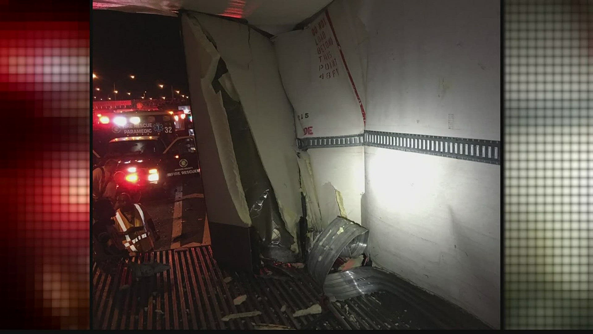 Nine vehicles were involved in a pileup on I-75 southbound near the 338-mile marker in Marion County late Friday night.