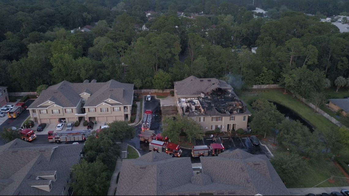 20 people displaced by multiunit fire in Jacksonville