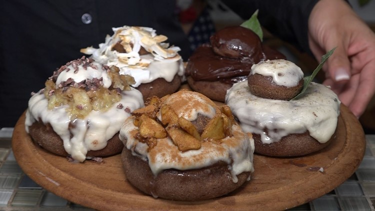Super donut! A donut is called 'superfood' at this cafe on wheels