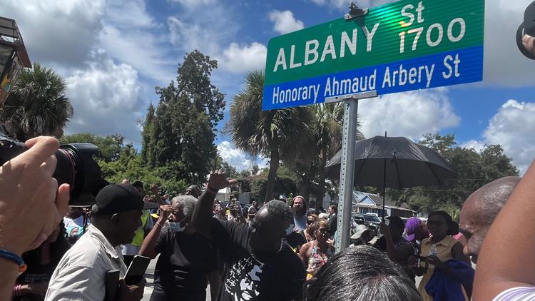 'My hopes and dreams are that Ahmaud's legacy will last forever': Brunswick street named after Ahmaud Arbery