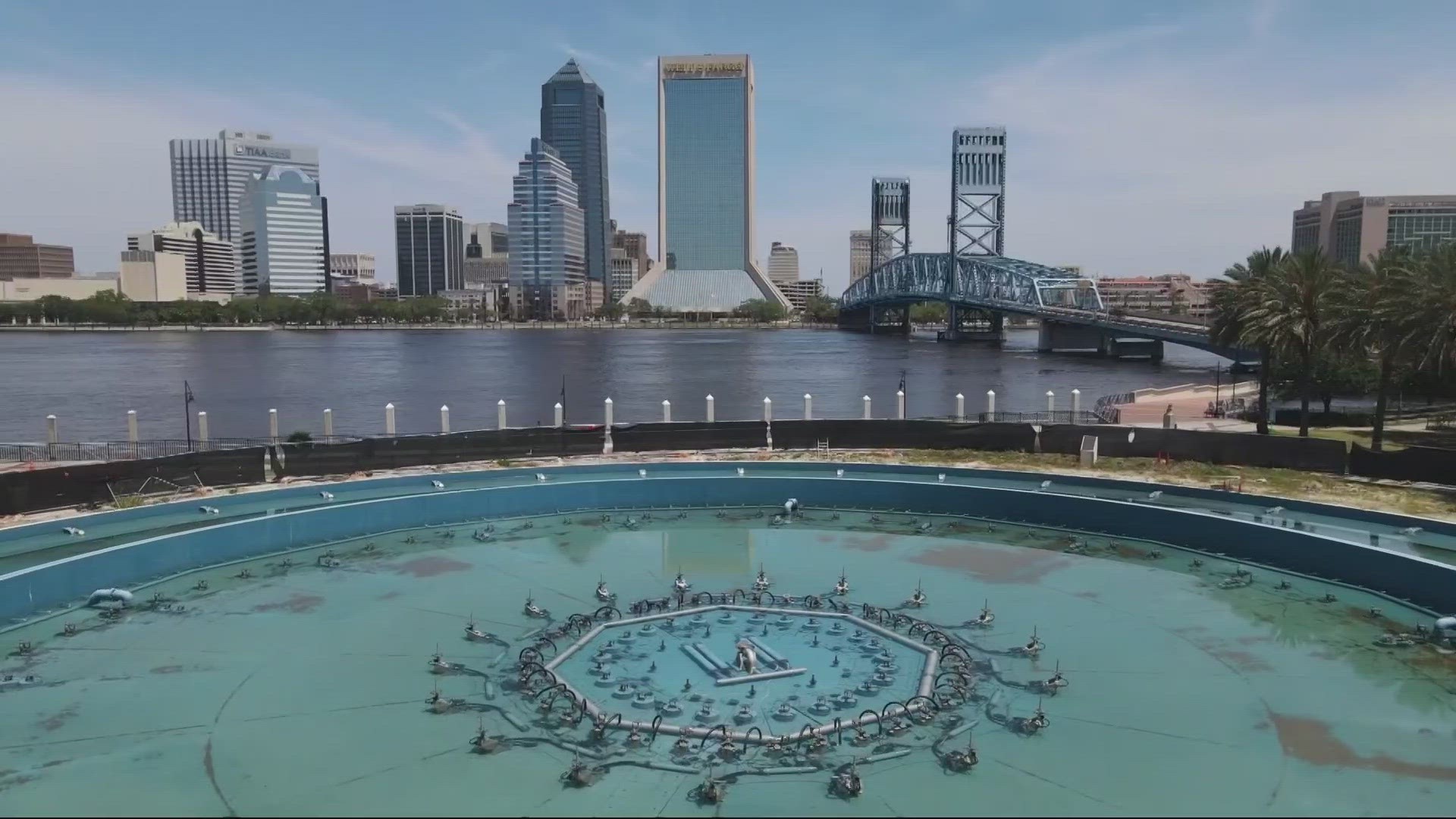 The Friendship Fountain, one of Jacksonville's iconic landmarks, has not been open since the COVID-19 pandemic due to delays in audio equipment.