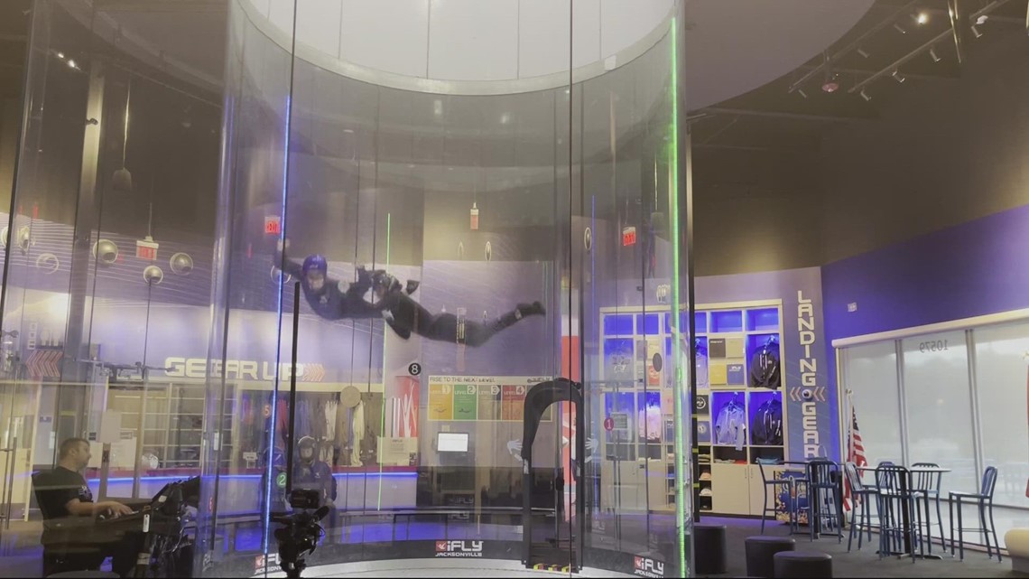GMJ goes indoor skydiving at iFly Jacksonville during visit for 'Kids Free November