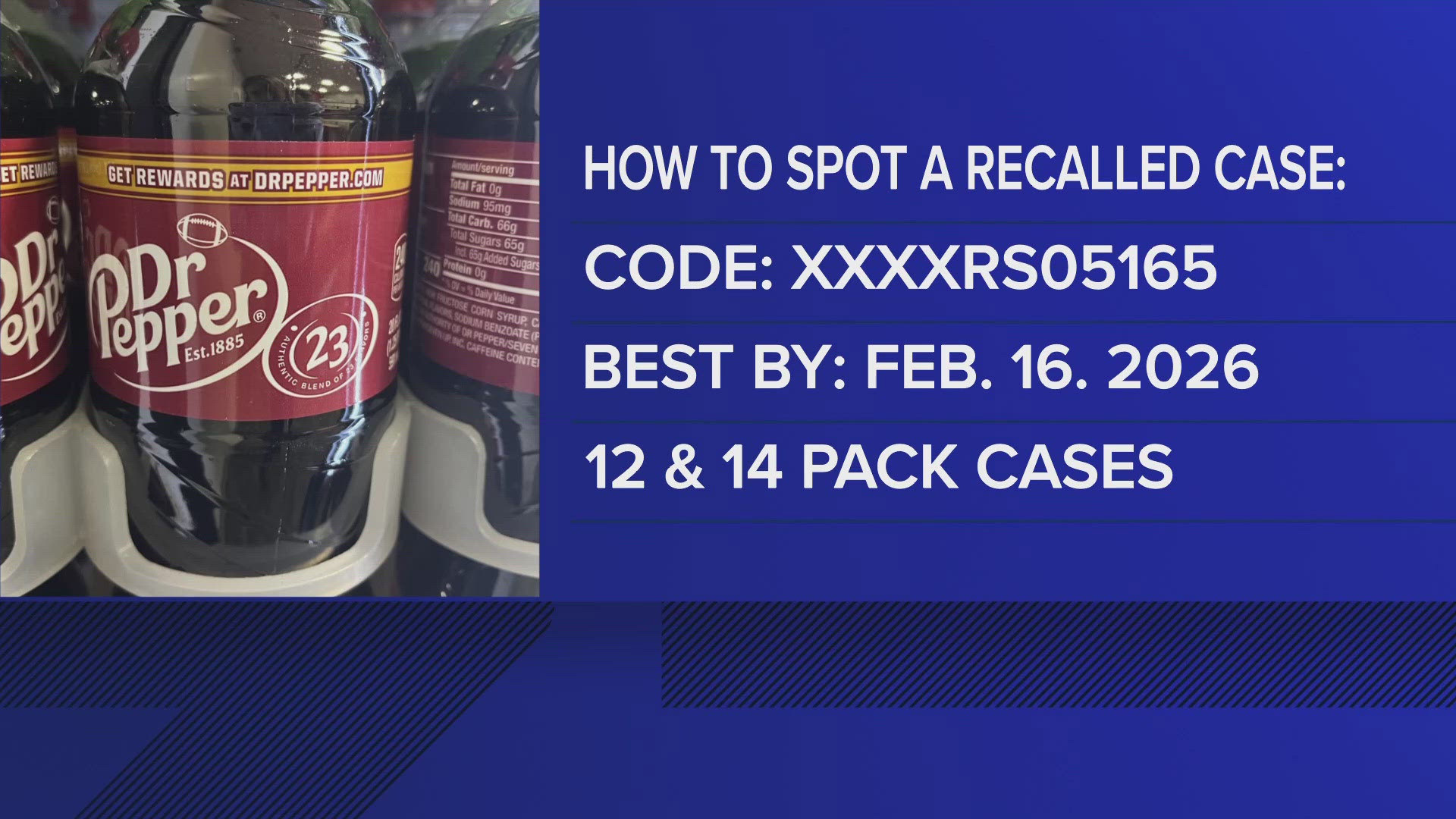 According to the FDA, the cases were wrongly labeled Zero Sugar when they actually contained the full-sugar product. 