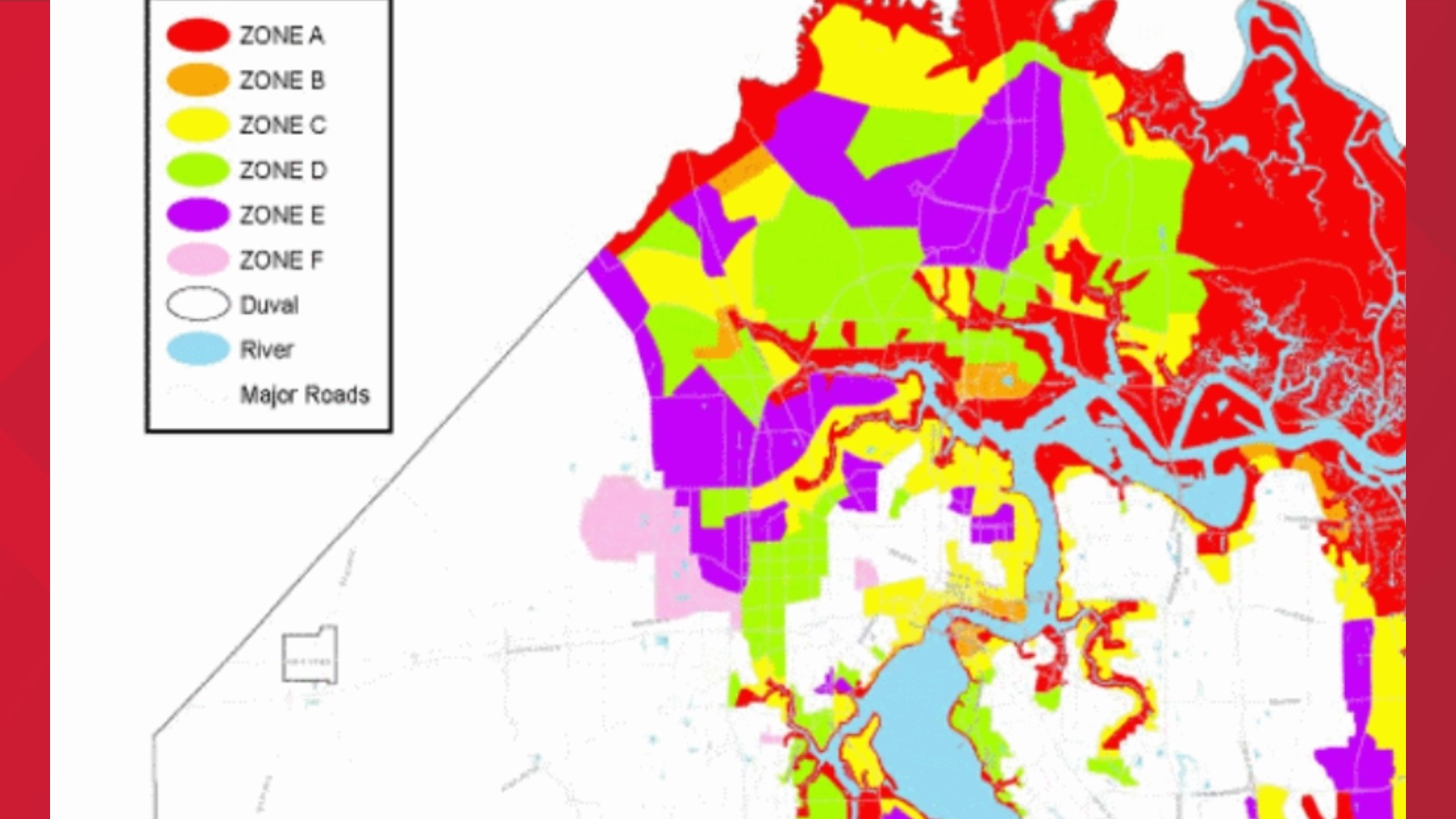 Find your evacuation zone: Northeast Florida & Southeast Georgia ...