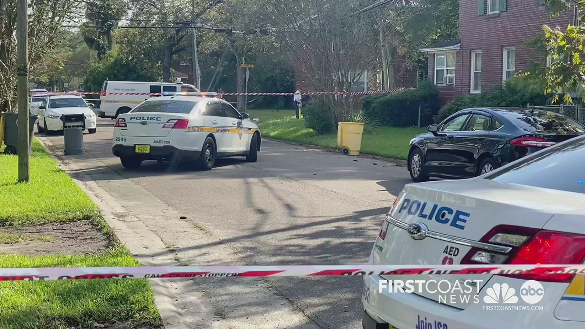 A 'high-school-aged' victim is in serious condition after the Jacksonville Sheriff's Office says he was shot multiple times by a female suspect.