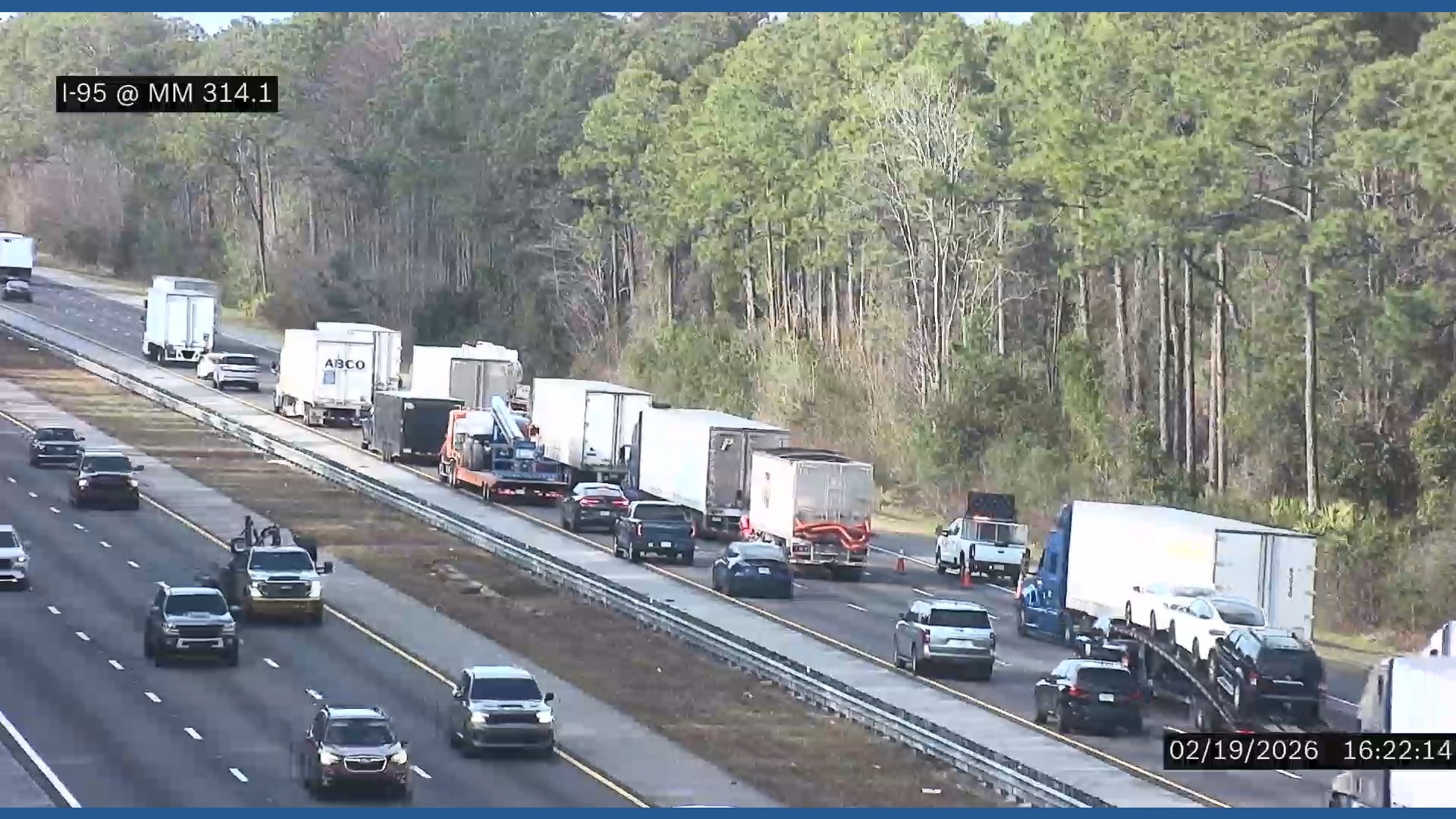 I-95 North in St. Johns County reopens after closing due to a semi ...