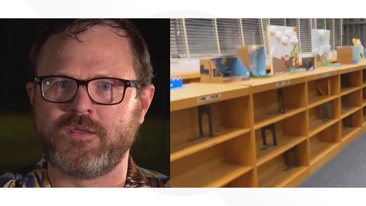 Teacher behind viral video of empty library bookcases fired |  firstcoastnews.com