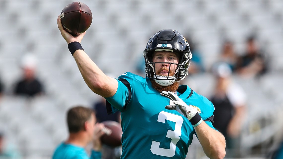 C.J. Beathard carted off the field at Jaguars OTAs