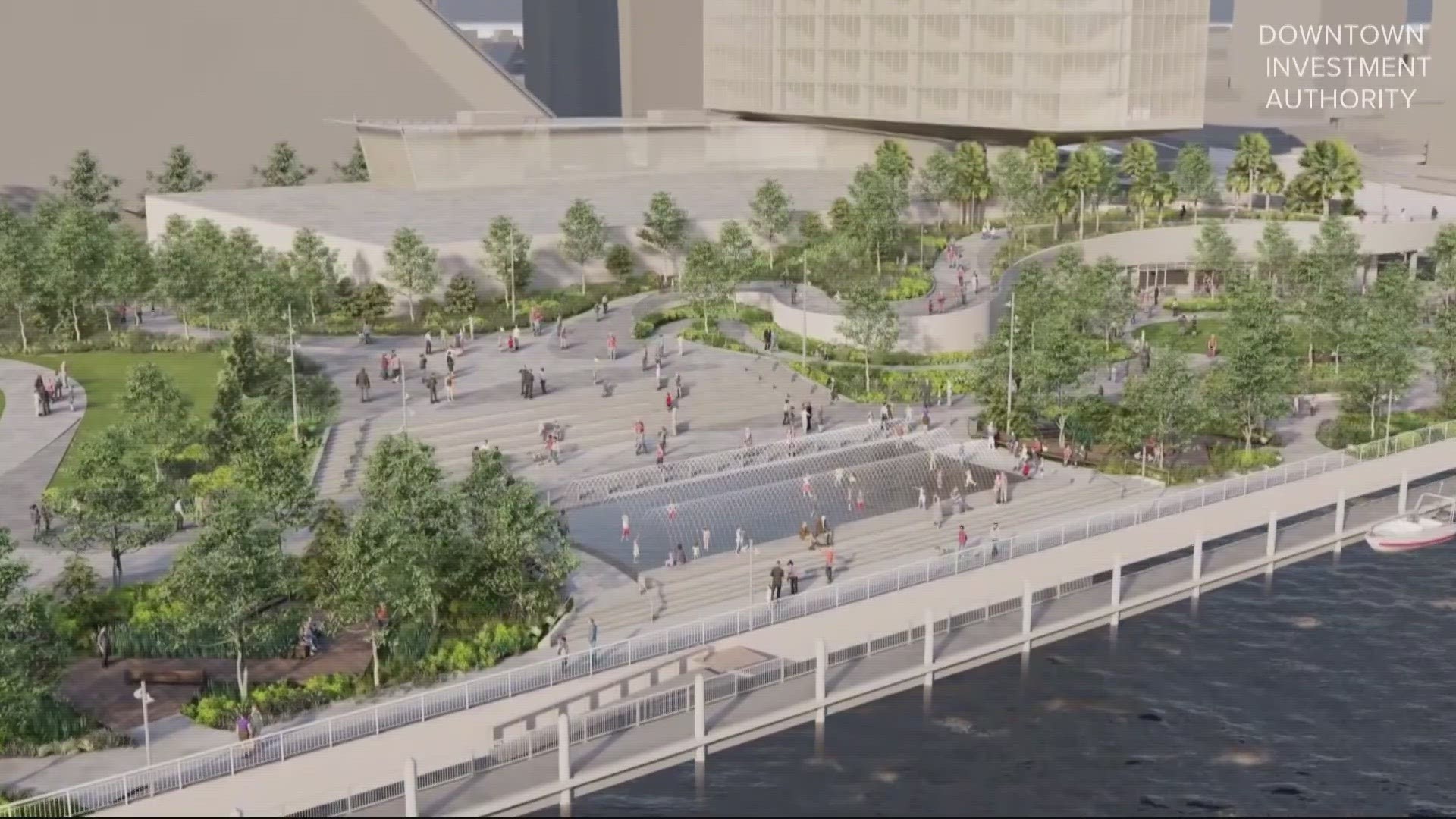 A new era for downtown Jacksonville's prime waterfront location is set to begin Wednesday after being delayed for one month.