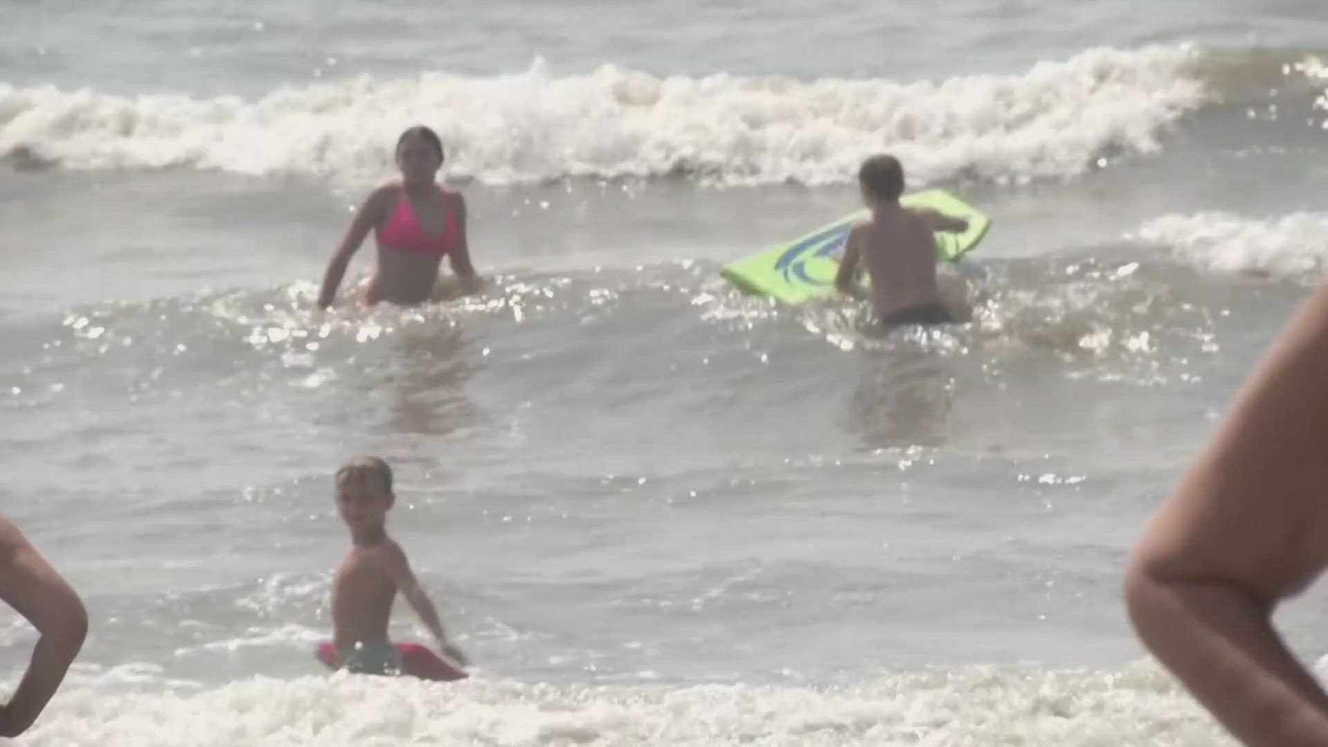 The National Weather Service says the life-threatening surf will continue to be a problem for a few more days.