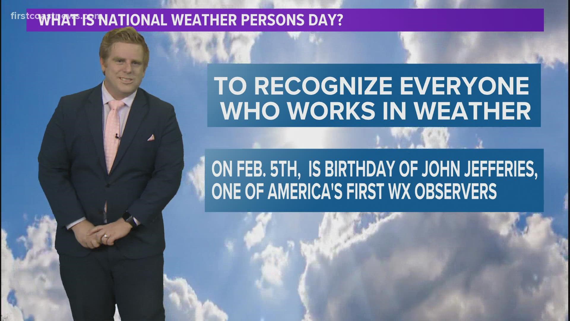 What is National Weatherperson's day?