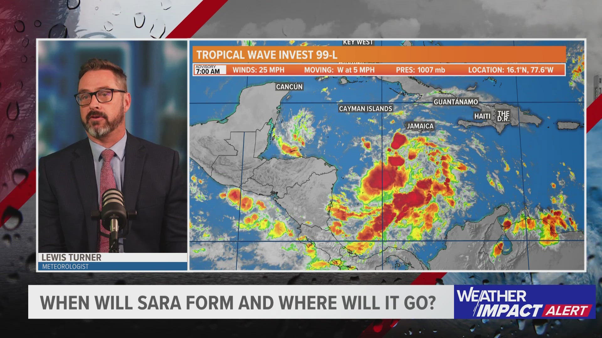 Here's the latest on soon-to-be Tropical Storm and Hurricane Sara that's brewing over the Caribbean and how it could impact Florida.