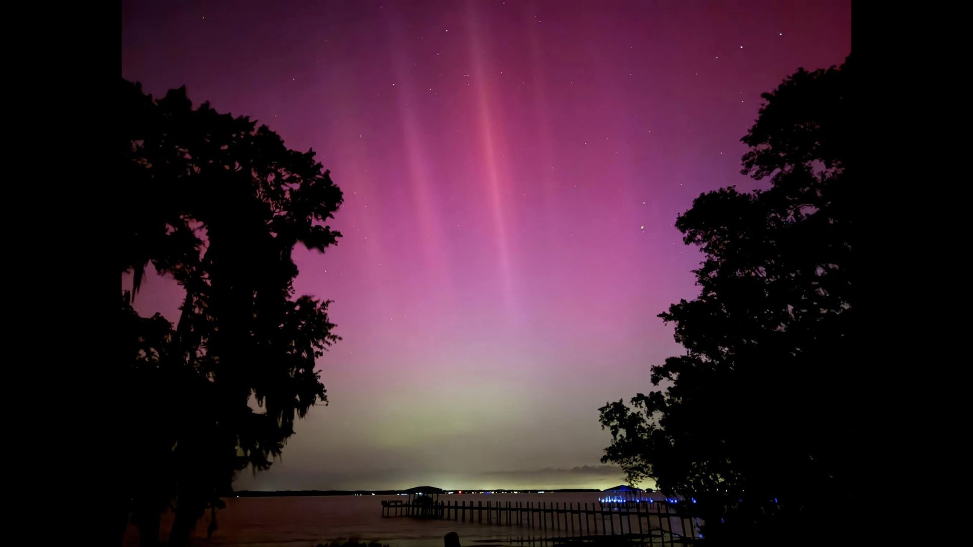 A look at some of the images of the Aurora seen over Jacksonville May 10th