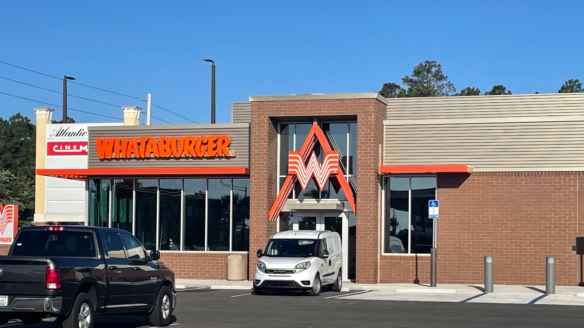 Whataburger completed construction several months ago on a new Jacksonville restaurant in the Atlantic North shopping center, but it has opened.