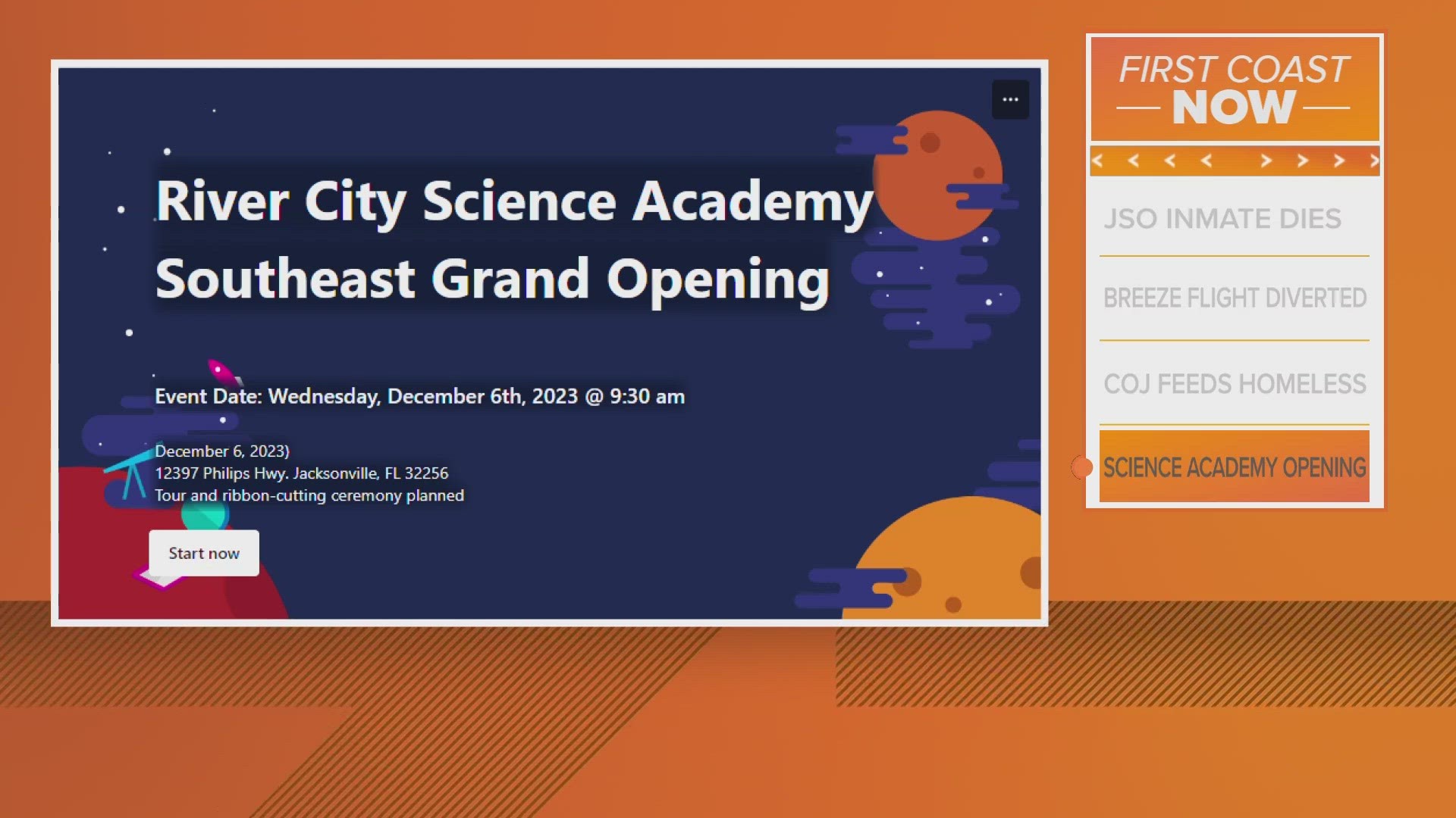 The new campus will serve students from kindergarten through 8th grade, as the grand opening will take place on Philips Highway Wednesday at 9:30 a.m.