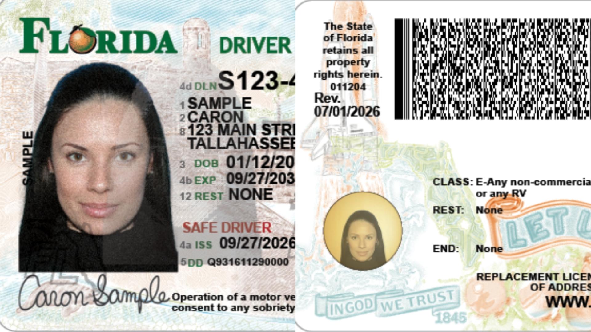 Florida rolls out new designed driver's licenses and identification ...