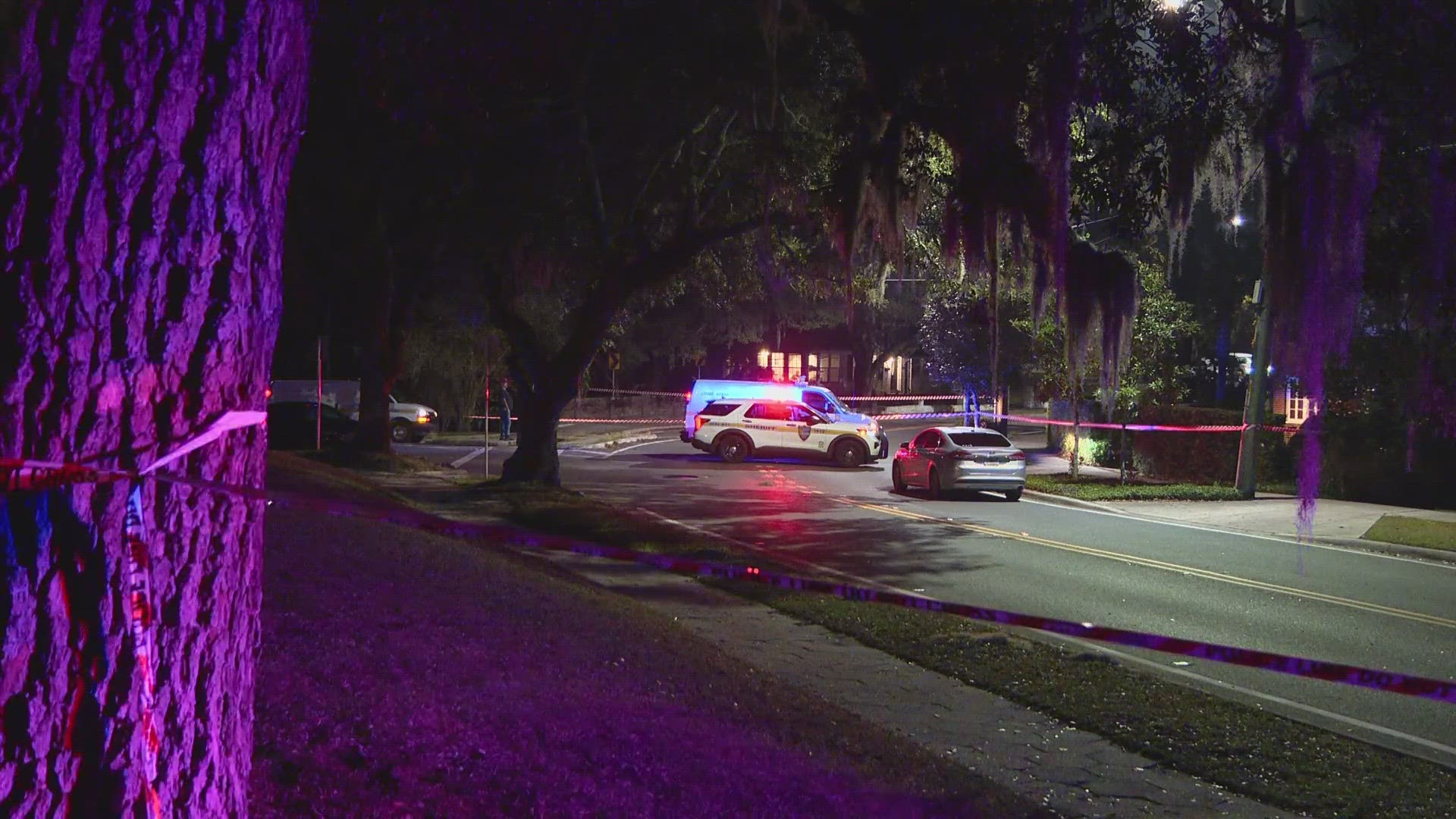 Jacksonville police say the man was found lying in the street on St. Johns Avenue with multiple gunshot wounds. First responders pronounced him dead at the scene.