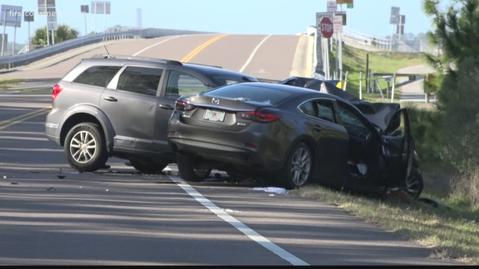 Both north and southbound lanes along A1A near the north end of the Nassau County Sound Bridge have reopened after two separate fatal crashes Tuesday morning.