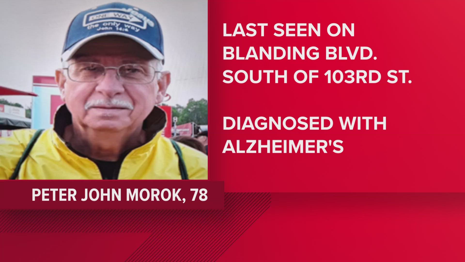 Man With Alzheimers Missing In Jacksonville 6295