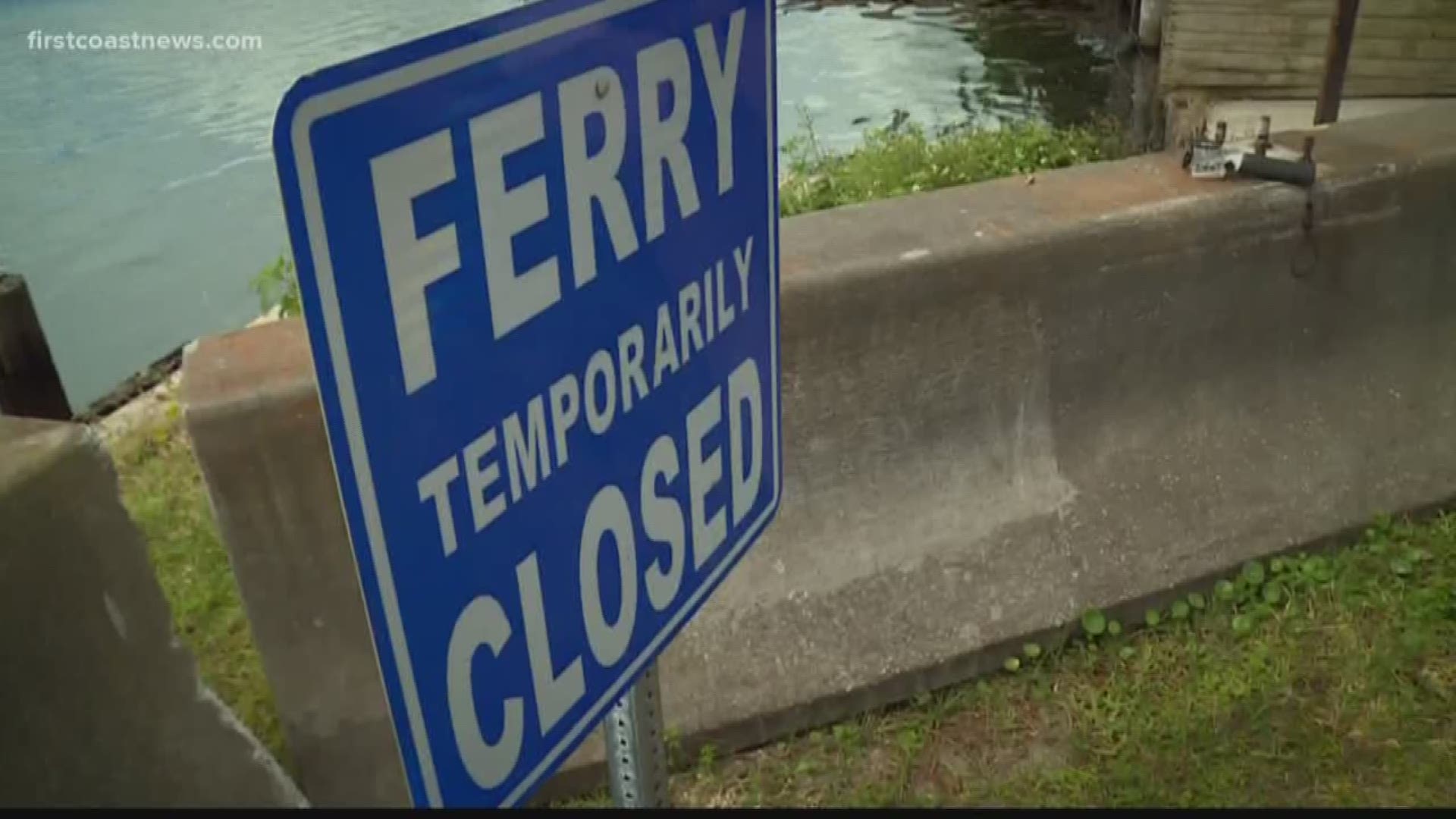 The Fort Gates Ferry has taken folks across the St. Johns River near Welaka to Salt Springs for more than a hundred years. As you heard, it's been out of commission since Hurricane Irma.