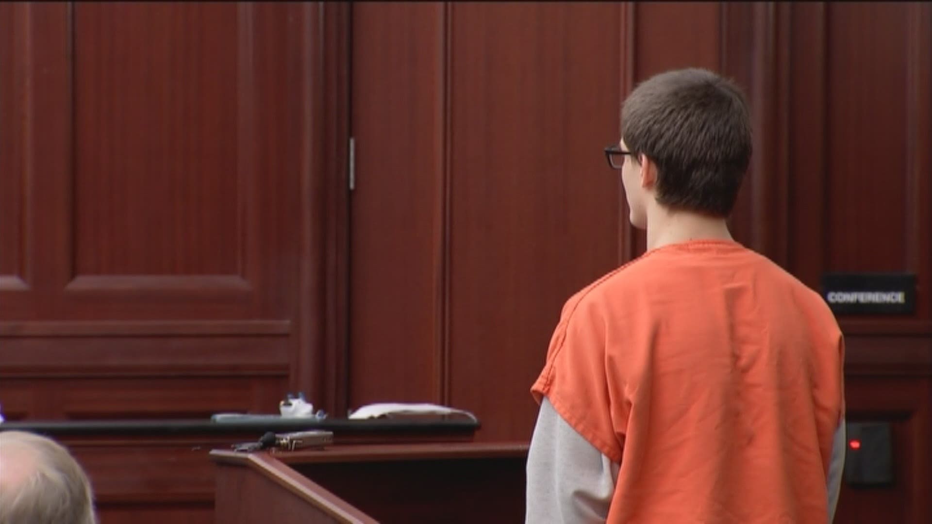 On Wednesday, Logan Mott addressed the judge during his sentencing hearing. He spoke about his grandmother who he pled guilty to killing in September.