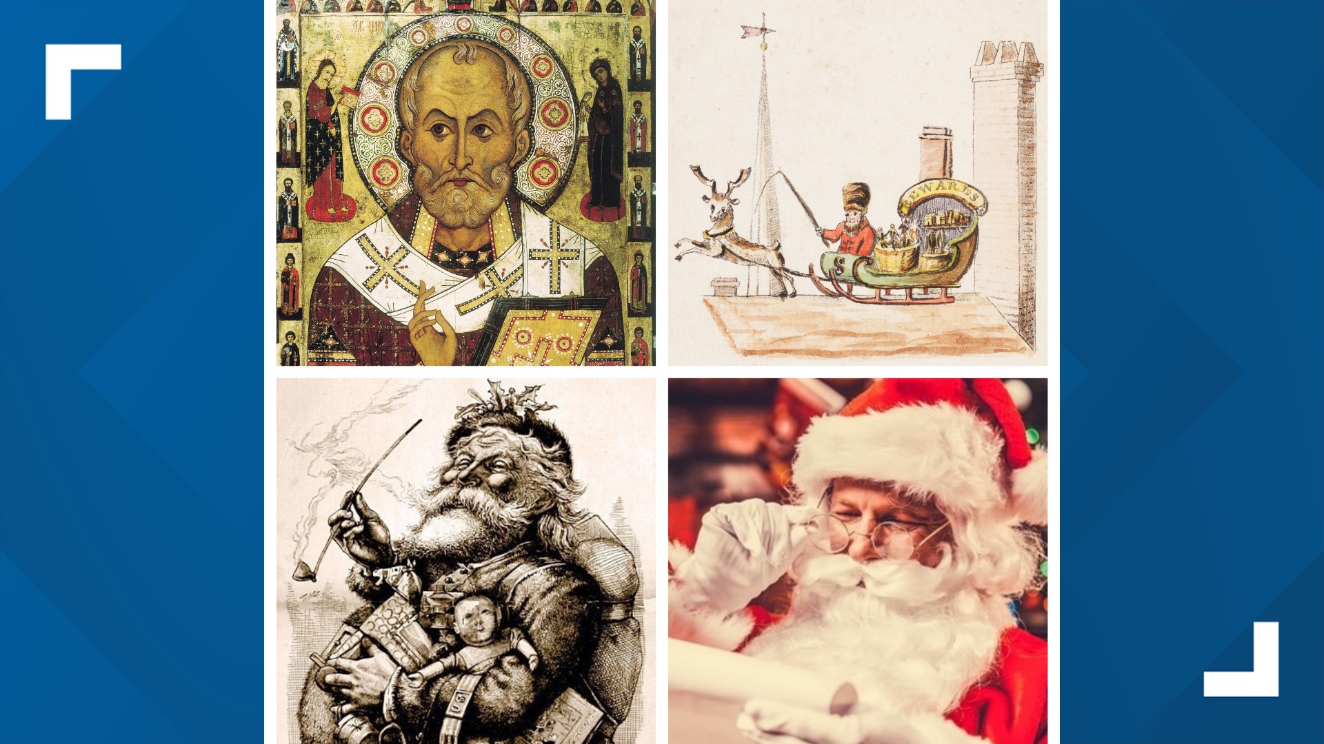 How did St. Nicholas Santa Claus