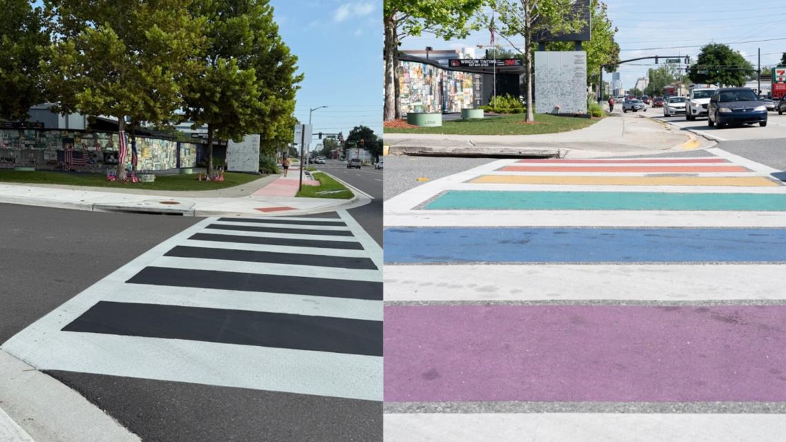 State paints over rainbow Pulse Memorial crosswalk overnight, Orlando mayor says