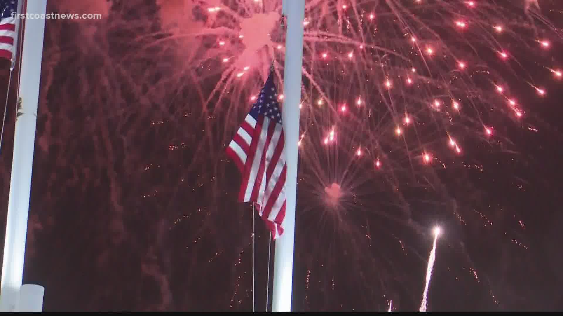 Mayor Lenny Curry said the fireworks viewing sites will be dispersed throughout the community to prevent spectators from crowding in one area.