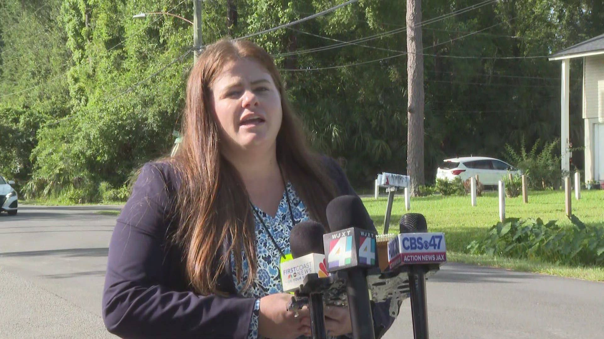 The Jacksonville Sheriff's Office says multiple people were detained when officers responded to the scene.