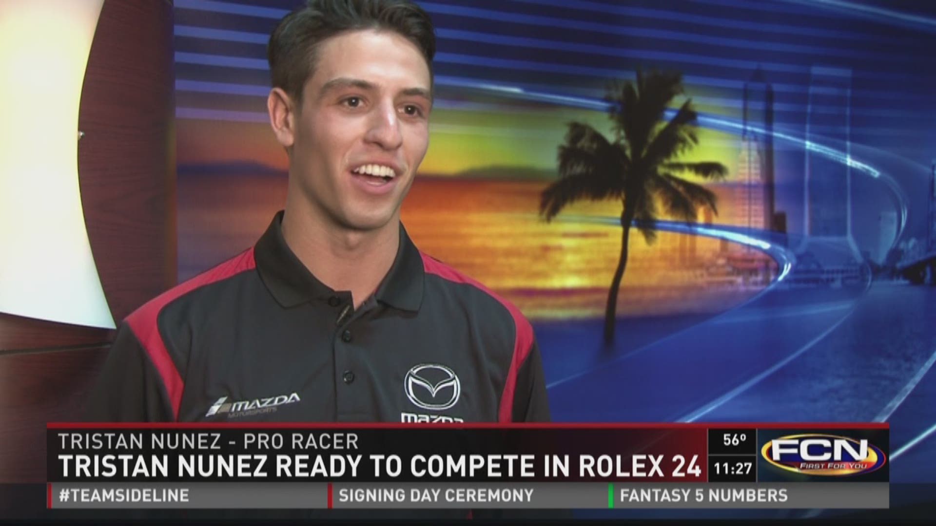 Pro racer Tristan Nunez stops by FCN to preview the Rolex 24