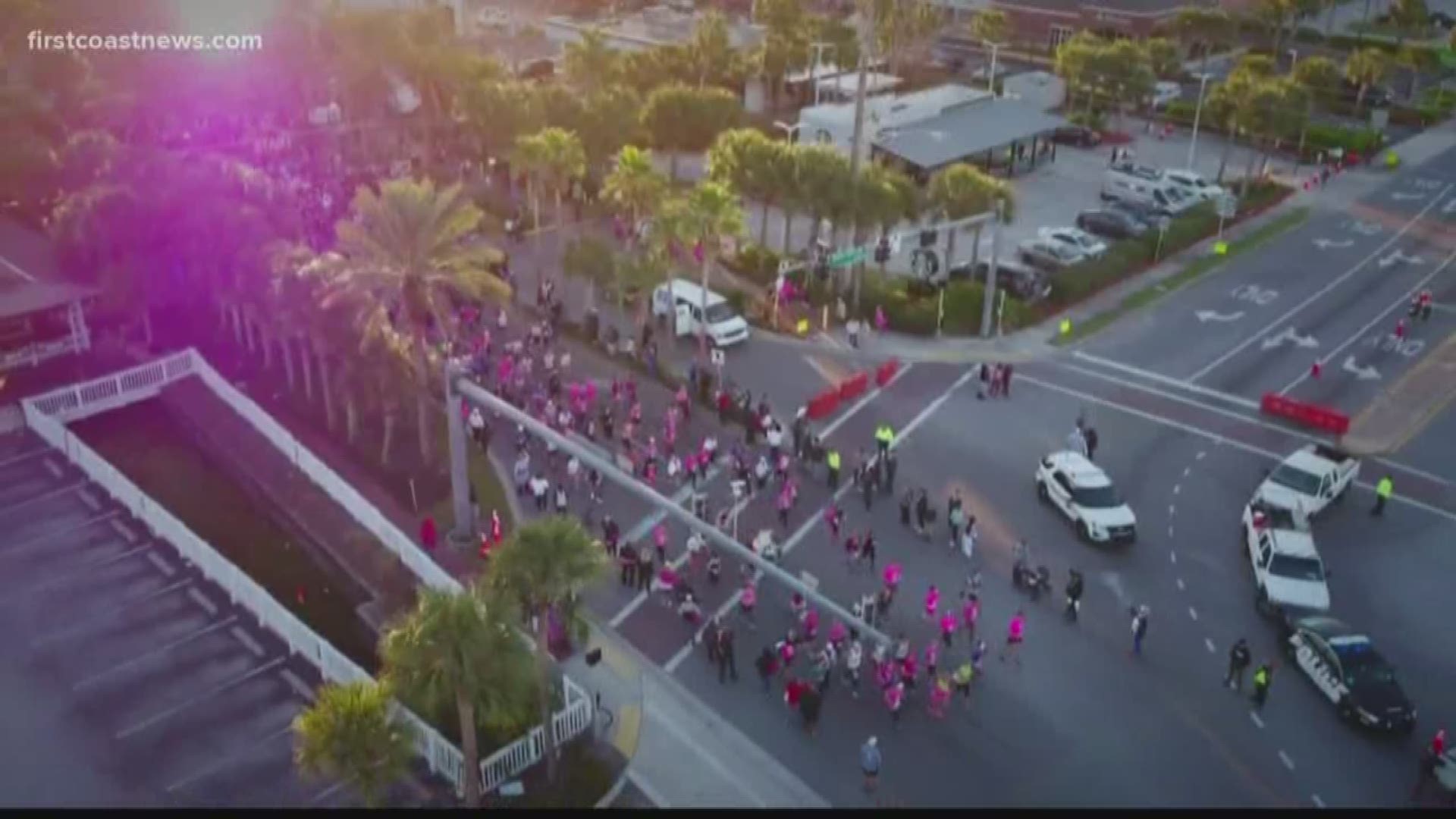 Thousands laced-up their shoes and ran to finish breast cancer in the 2020 DONNA marathon.