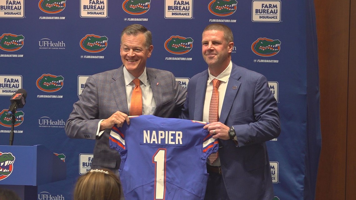 Billy Napier introduced as University of Florida football coach ...