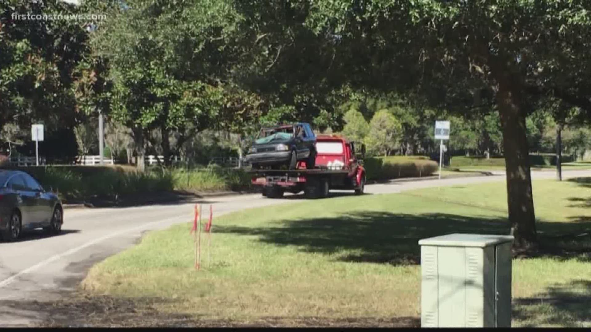 The teen drove himself to the bus stop daily and because he was on private property no laws were broken, investigators say.