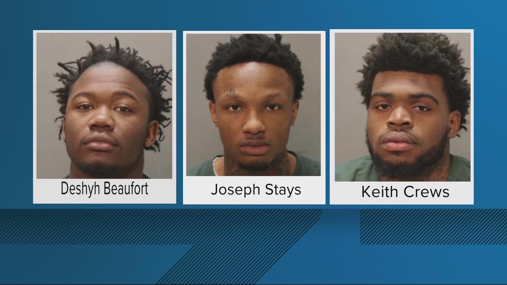 Sheriff T.K. Waters said that officers were able to make four arrests when they went to arrest a Jacksonville man with an outstanding bench warrant.