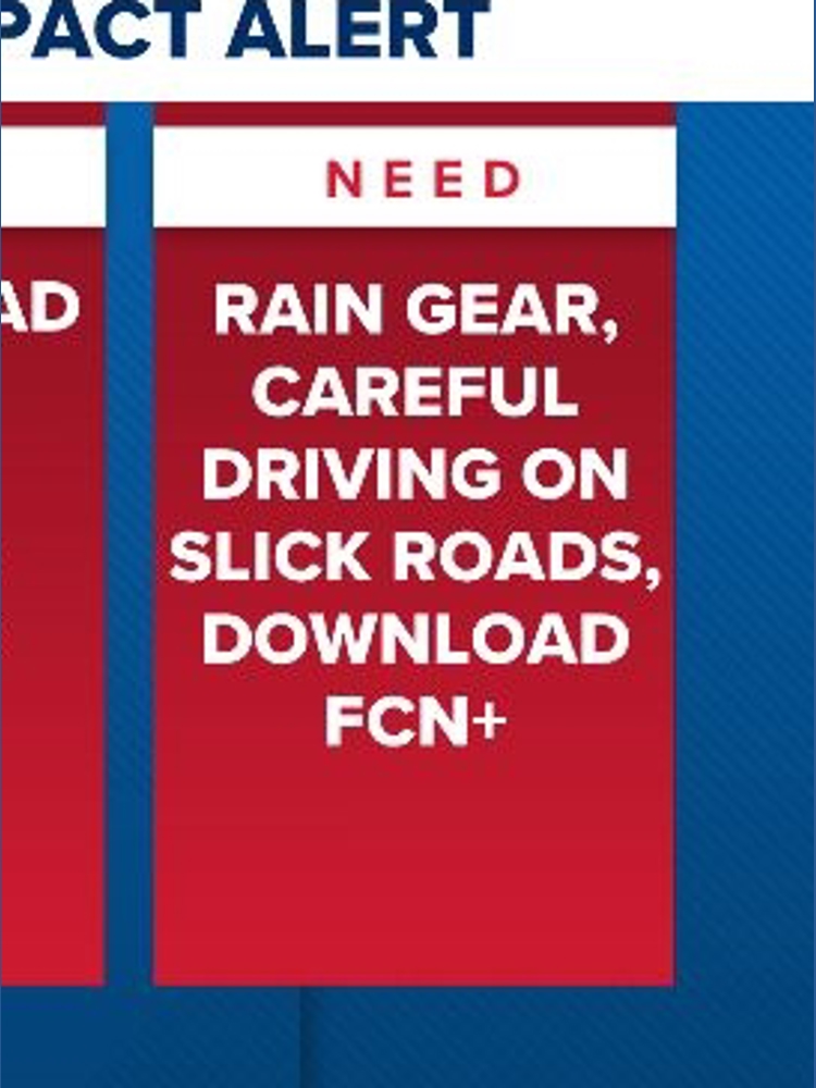 Weather Impact Alert: Widespread rain & strong storms to bring slick ...