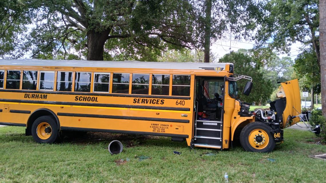 Ask Anthony School bus crashes in Jacksonville woman's yard