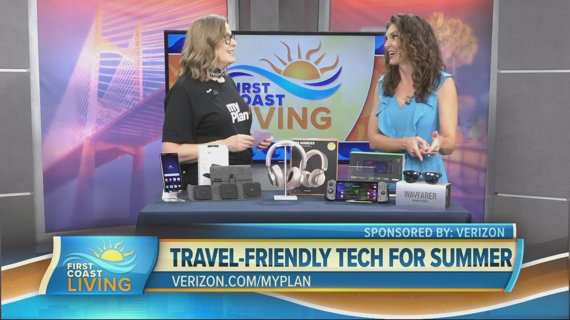 The summer travel season is upon us! Verizon tech expert, Heidi Flato shows off all the tech you need to make your trip a success.