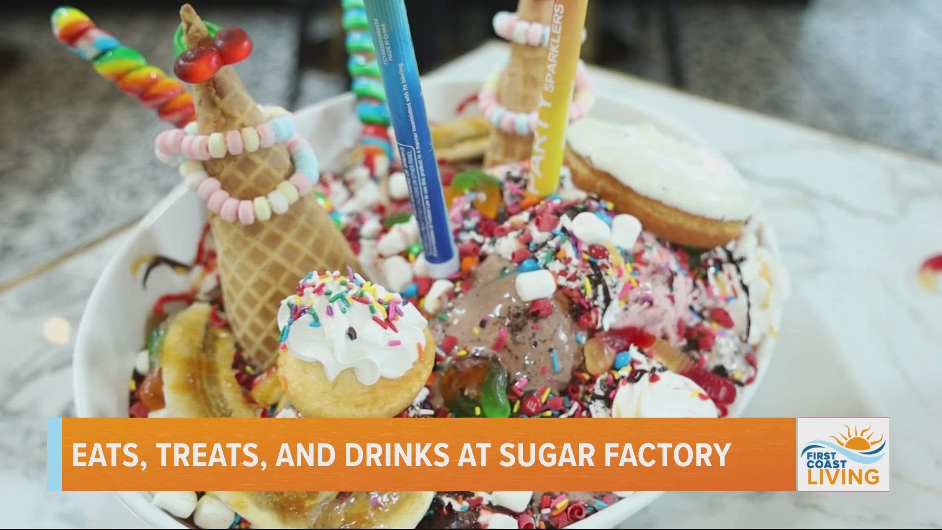 With a massive menu, the Sugar Factory has something for everyone's sweet tooth!
