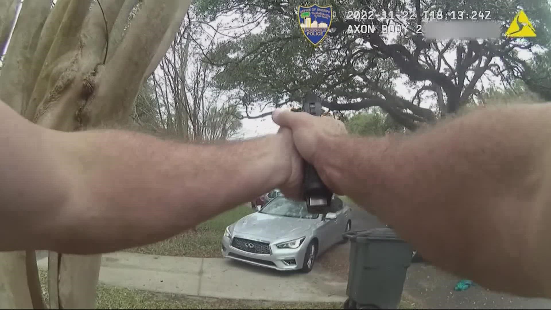 The sheriff’s office released portions of the body camera footage along with a pre-recorded interview with Sheriff TK Waters and an investigator.