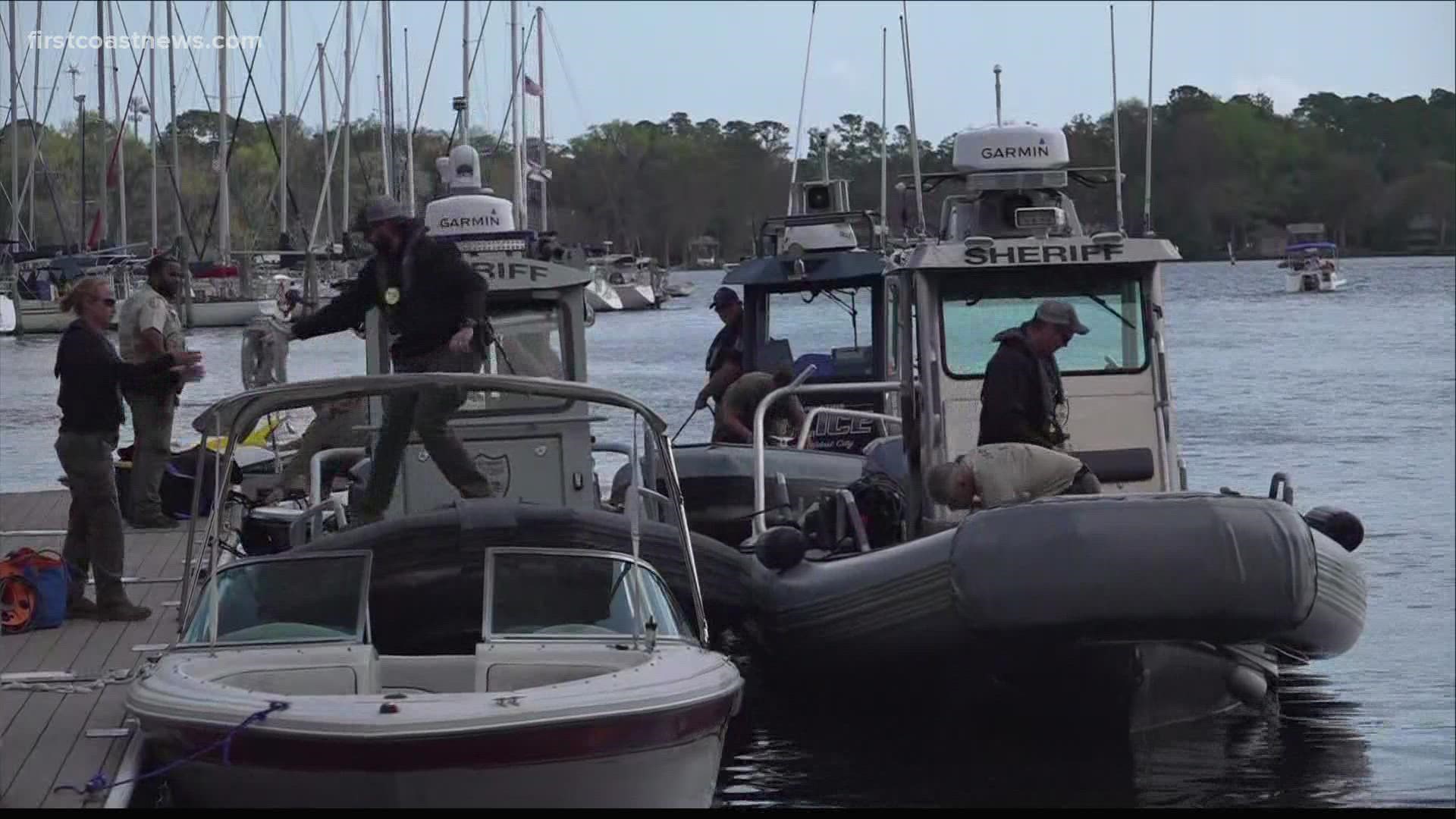 The 16-year-old boy was with two other people who were able to swim to shore after their canoe overturned near Julington Creek just before 8 p.m. Sunday.