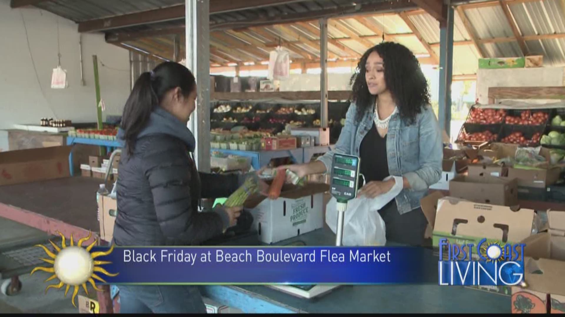 Black Friday shopping at Beach Boulevard Flea Market.