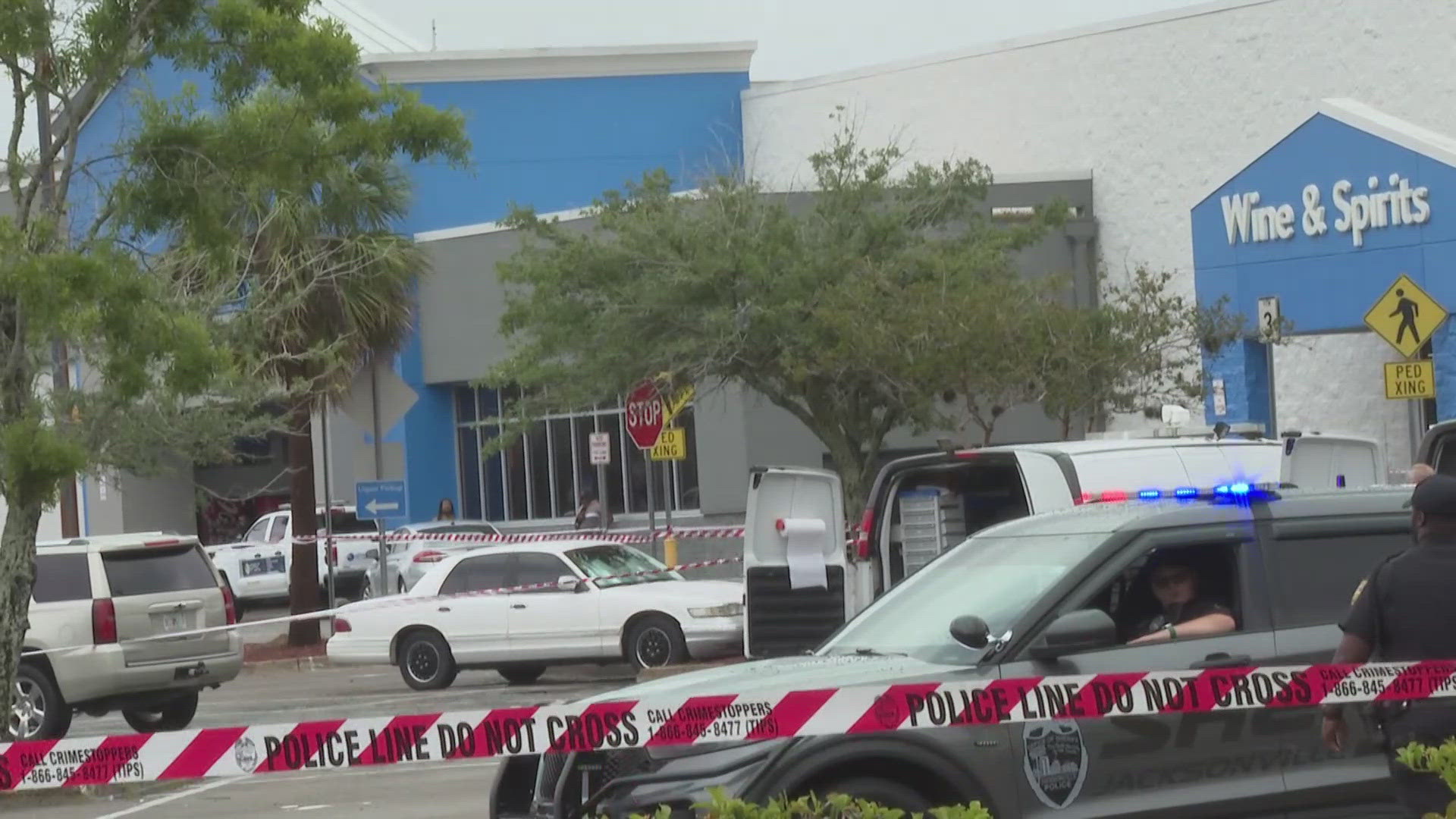 The Jacksonville Sheriff's Office says a person was possibly shot.
