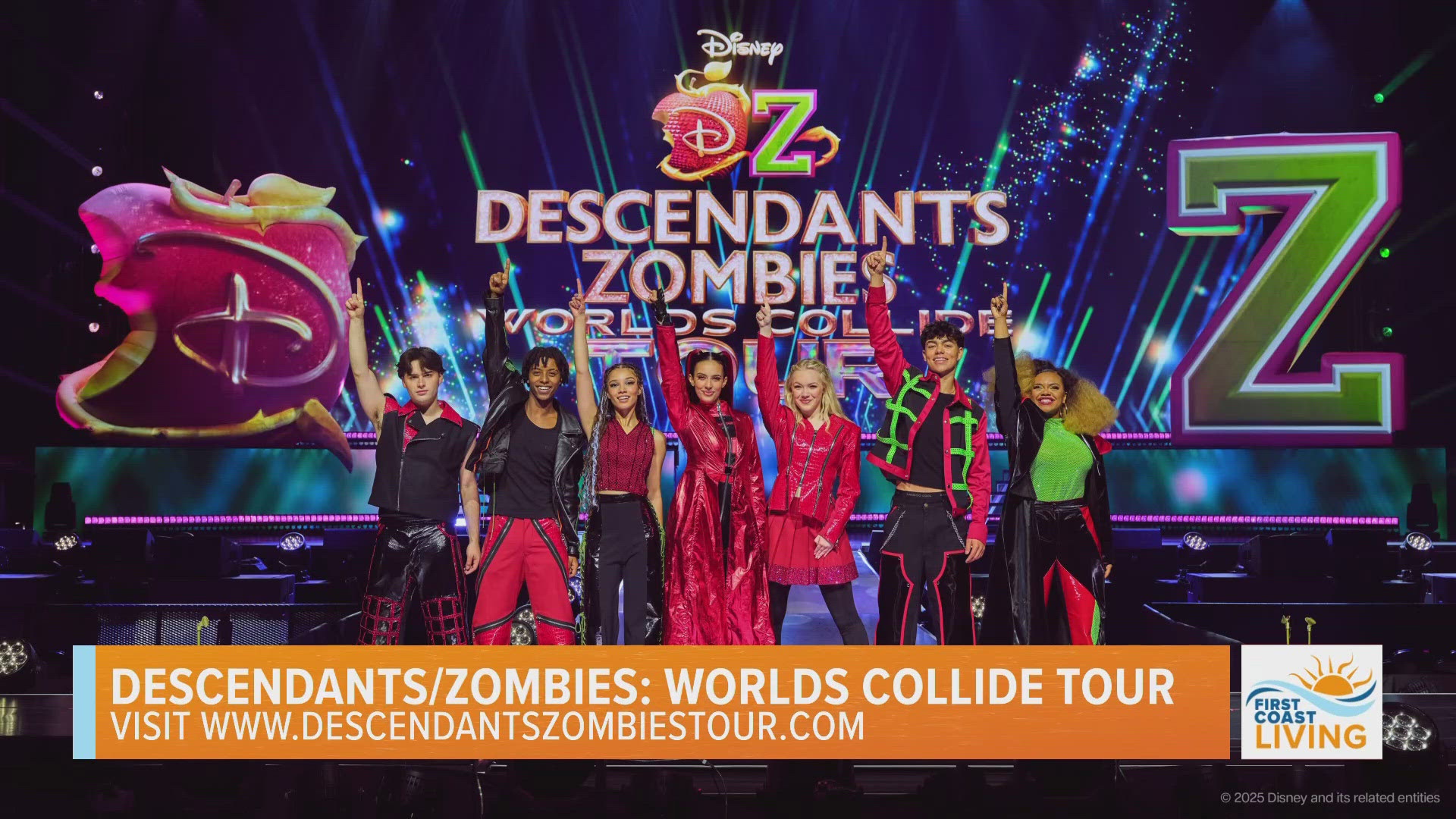 Visit descendantszombiestour.com and descendantszombieslive.com for more information.
