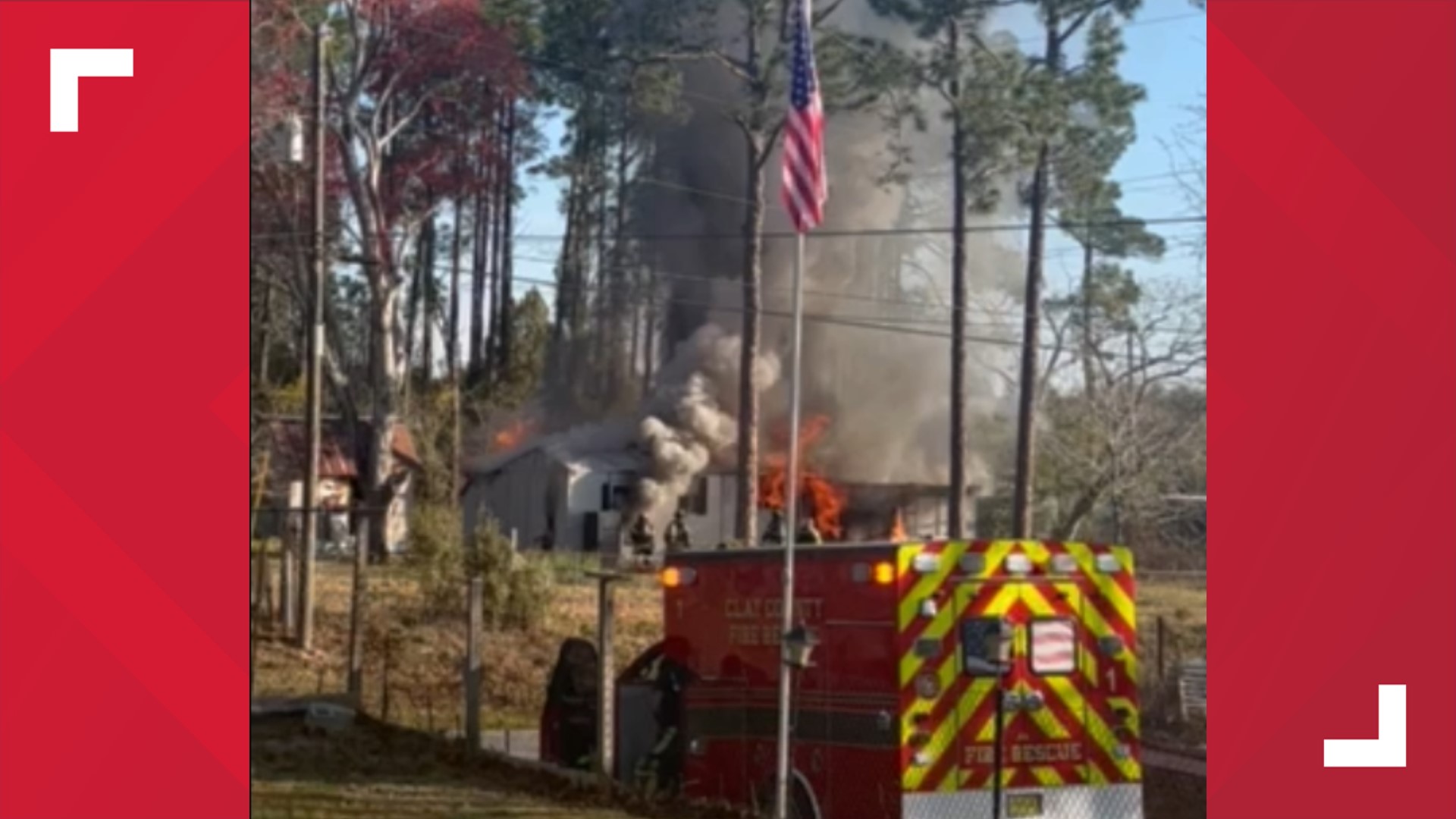 Body removed from scene of Clay County house fire Thursday on Sandy Oak Road